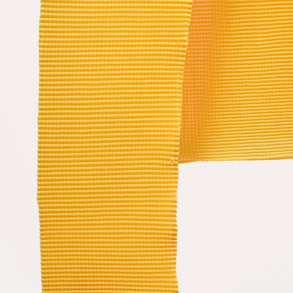 Issey Miyake Bright Yellow Pleat Ruffle Tie Cardigan - Picture 5 of 10
